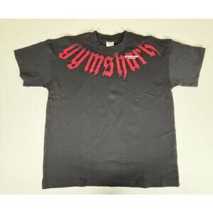 Gymshark Lifting Club T-shirt Black & Red Work Out Gym Men's Sz M